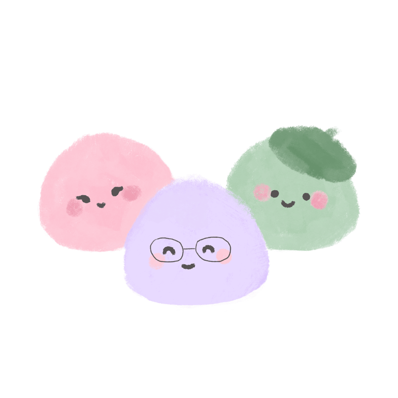 the three Mishmash Mochis